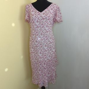 90s floral slip on dress